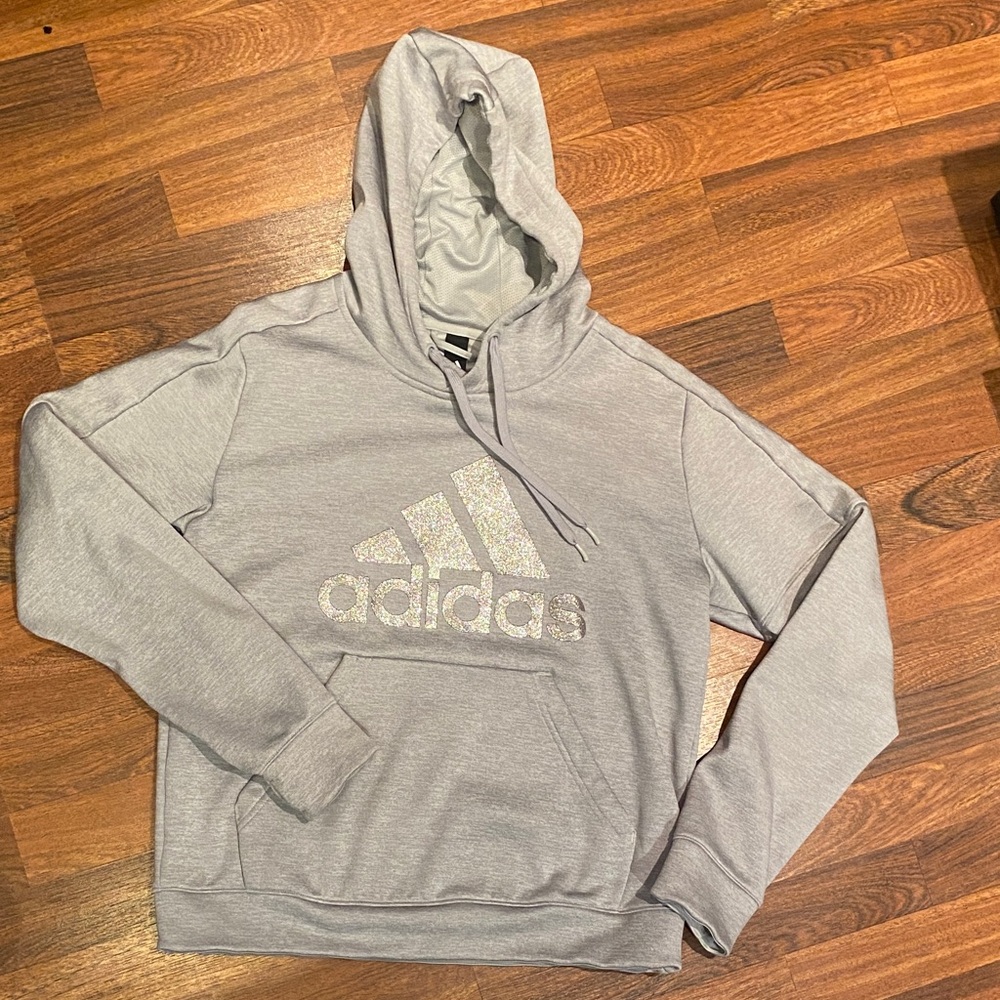 Adidas Sparkle Logo Hoodie
